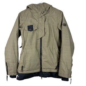 686 Women’s Reversed Avalon Insulated Ski Snowboarding Jacket Size XS Utility